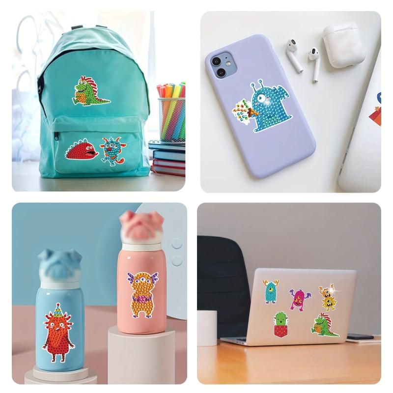 Halloween Monster Cartoon Theme Diamond Painting Stickers Kit