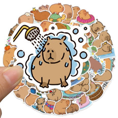100pcs Capybara Stickers for Decorating, Waterproof