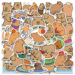 100pcs Capybara Stickers for Decorating, Waterproof
