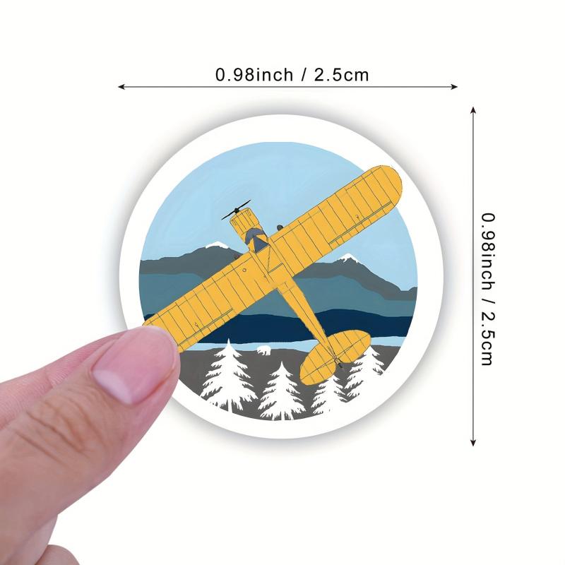 500pcs Plane Stickers Roll Airplane Aircraft Vinyl Stickers