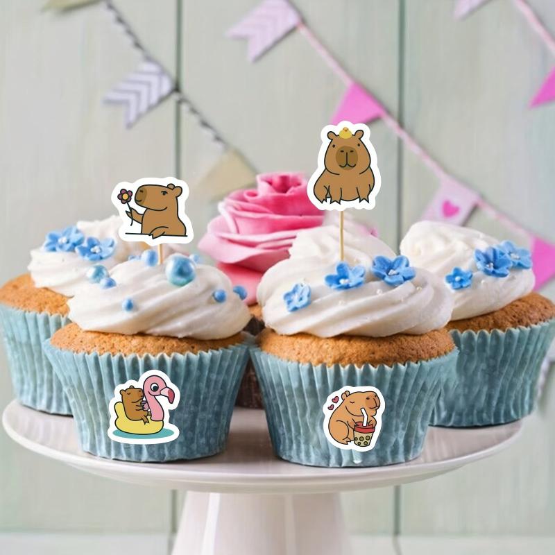 500PCS Fun Capybara Stickers for Water Bottles, Laptops, Skateboards