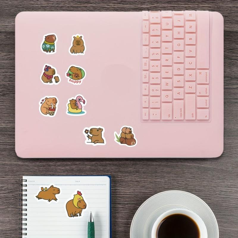 500PCS Fun Capybara Stickers for Water Bottles, Laptops, Skateboards
