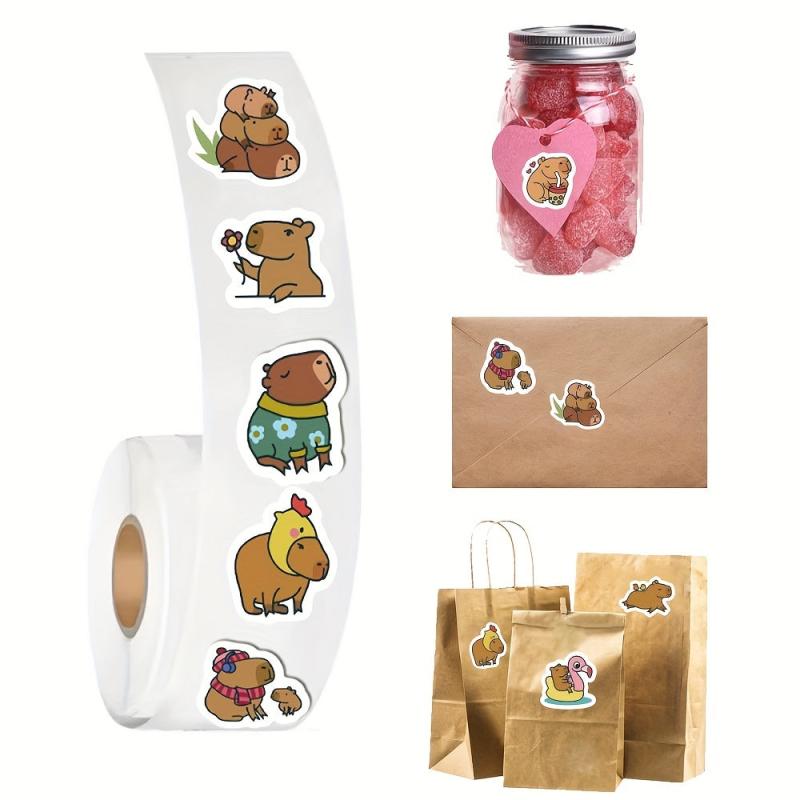 500PCS Fun Capybara Stickers for Water Bottles, Laptops, Skateboards