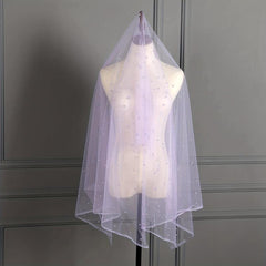 1yard Pearl Tulle Fabric Beads Veil Wedding Decor Organza DIY Lace Mesh