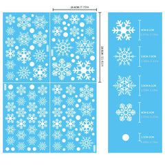 Christmas Decoration Glass Stickers Snowman Reindeer Candy Man