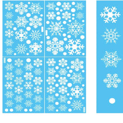 Christmas Decoration Glass Stickers Snowman Reindeer Candy Man