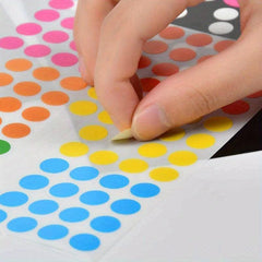 Colorful Dot Primary Mosaic Puzzle Stickers DIY Education Toy