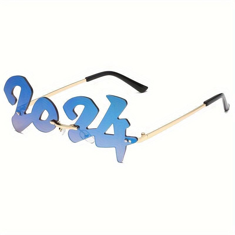 Metal Frame Decorative Sunglasses for Men Women