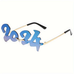 Metal Frame Decorative Sunglasses for Men Women