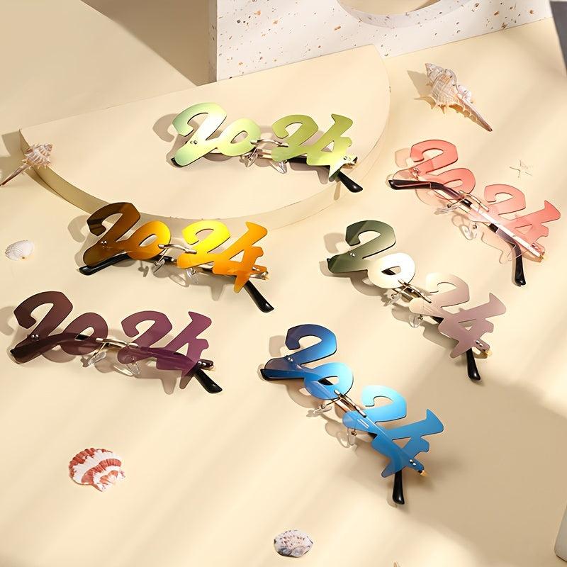 Metal Frame Decorative Sunglasses for Men Women