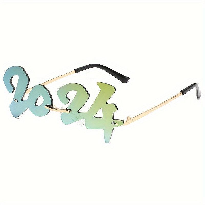 Metal Frame Decorative Sunglasses for Men Women