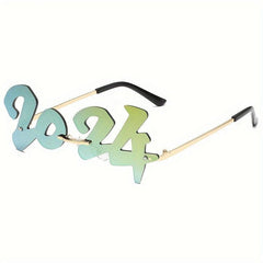 Metal Frame Decorative Sunglasses for Men Women