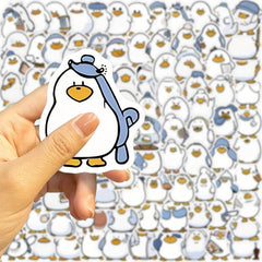 100pcs Little Duck & Brother Stickers Learning Toys DIY Party Supplies
