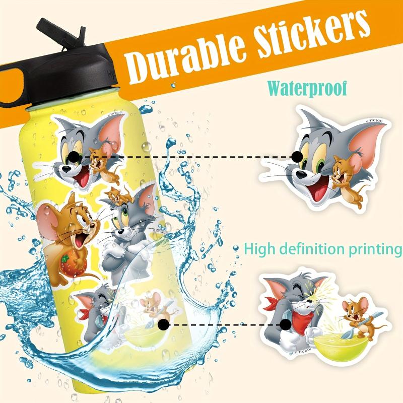 50pcs Cartoon Animal Stickers Waterproof for Laptop Water Bottles Skateboard
