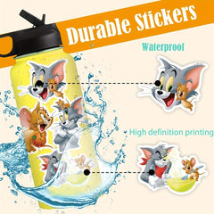 50pcs Cartoon Animal Stickers Waterproof for Laptop Water Bottles Skateboard