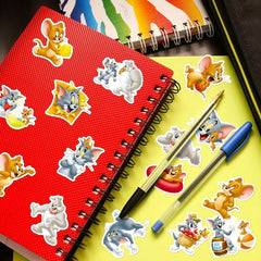 50pcs Cartoon Animal Stickers Waterproof for Laptop Water Bottles Skateboard