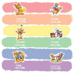 50pcs Cartoon Animal Stickers Waterproof for Laptop Water Bottles Skateboard