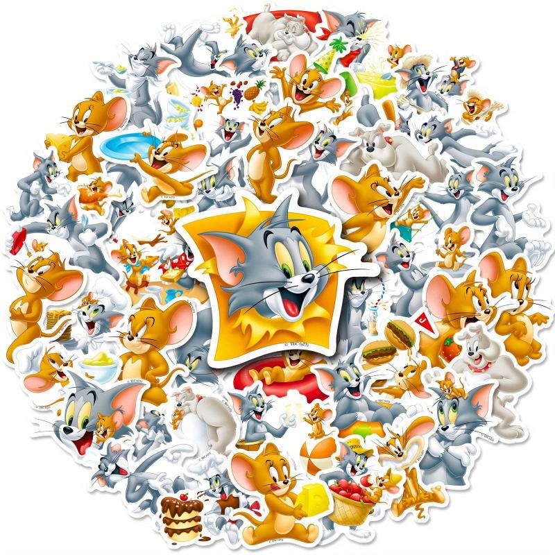 50pcs Cartoon Animal Stickers Waterproof for Laptop Water Bottles Skateboard