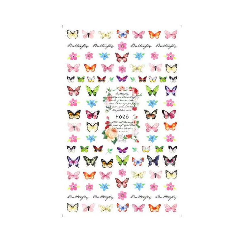 Colorful Butterfly Nail Art Stickers DIY Accessories