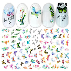 Colorful Butterfly Nail Art Stickers DIY Accessories