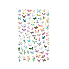 Colorful Butterfly Nail Art Stickers DIY Accessories