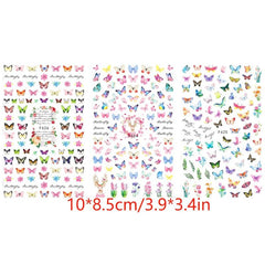 Colorful Butterfly Nail Art Stickers DIY Accessories