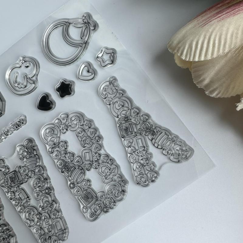 Cartoon Transparent Stamps for DIY Scrapbooking and Card Making