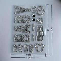 Cartoon Transparent Stamps for DIY Scrapbooking and Card Making