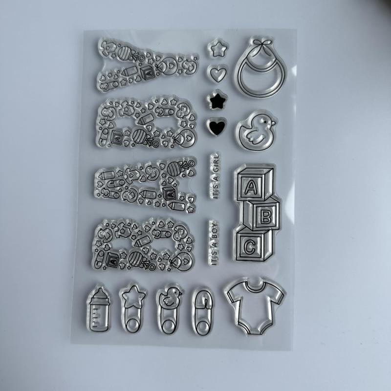 Cartoon Transparent Stamps for DIY Scrapbooking and Card Making