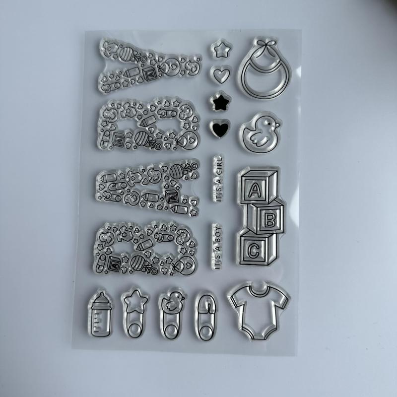 Cartoon Transparent Stamps for DIY Scrapbooking and Card Making