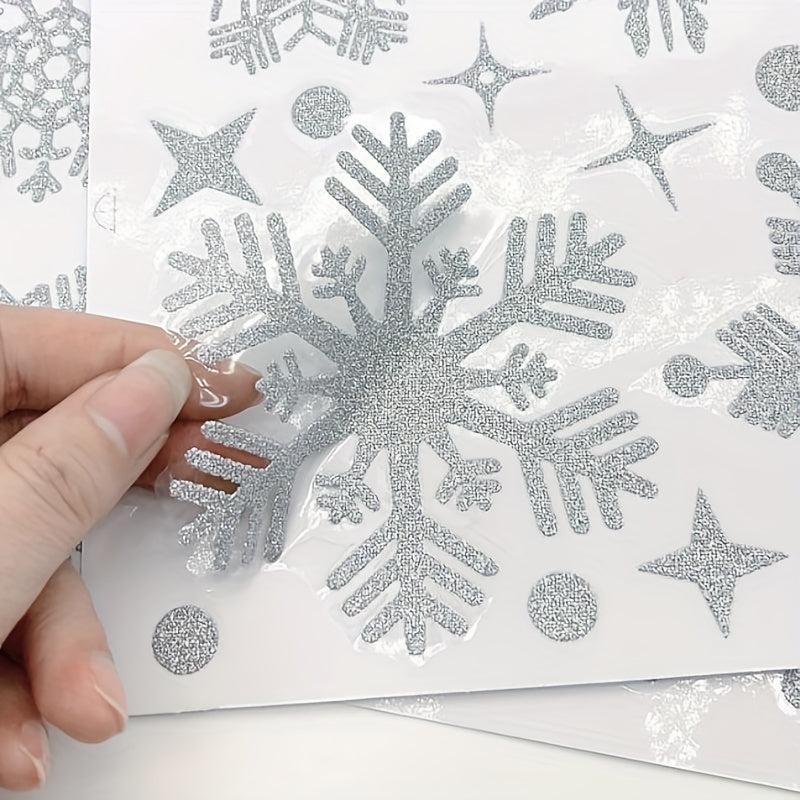 Christmas Snowflake Window Clings Stickers