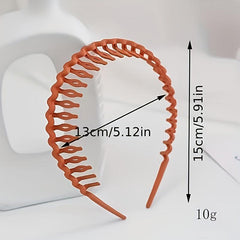 3pcs Wavy Hair Hoop Non slip Headwear for Face Washing Makeup