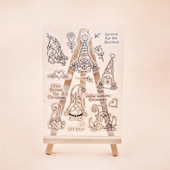 Christmas Gnome Silicone Stamp Seal for Kids