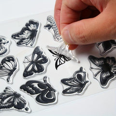 Cartoon Transparent Stamps for Students Card Making Decoration DIY Scrapbooking