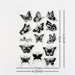 Cartoon Transparent Stamps for Students Card Making Decoration DIY Scrapbooking