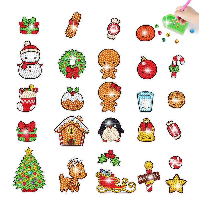 Christmas Cartoon Diamond Decals Kit - Diamond Painting Stickers