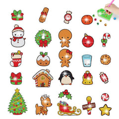 Christmas Cartoon Diamond Decals Kit - Diamond Painting Stickers
