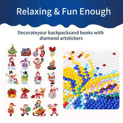 Christmas Cartoon Diamond Decals Kit - Diamond Painting Stickers