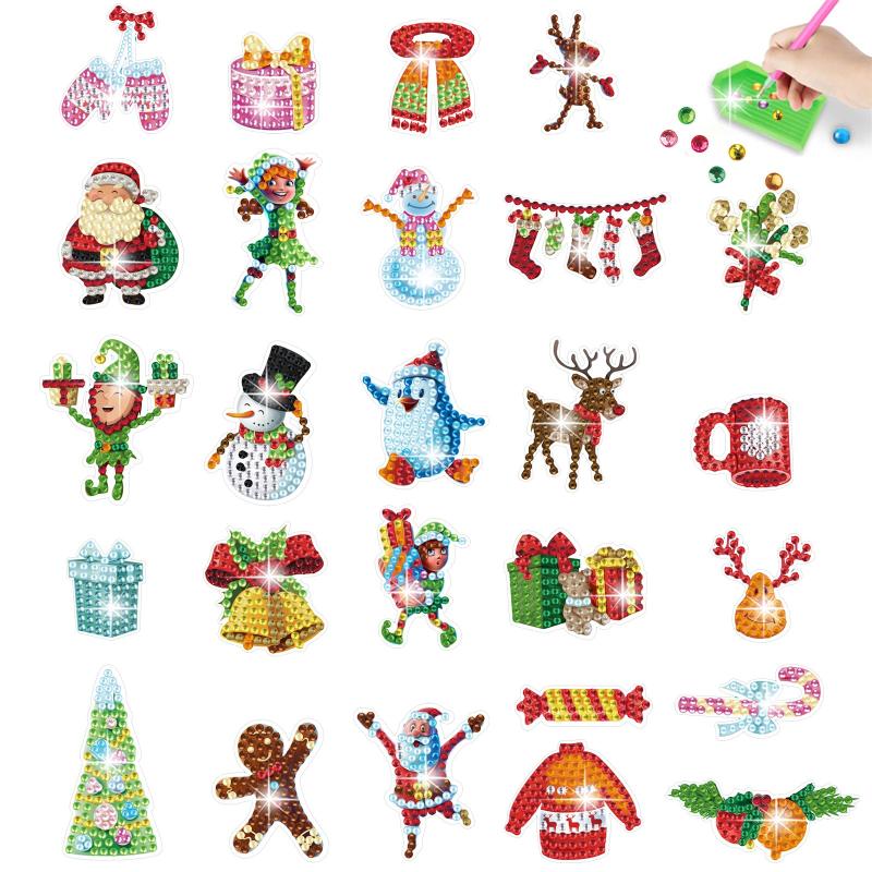 Christmas Cartoon Diamond Decals Kit - Diamond Painting Stickers