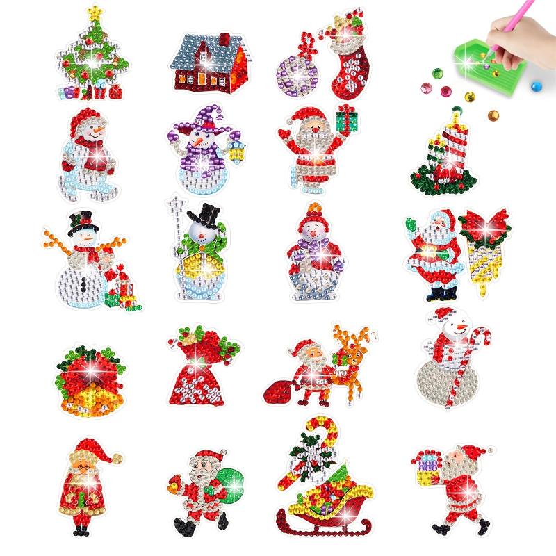 Christmas Cartoon Diamond Decals Kit - Diamond Painting Stickers