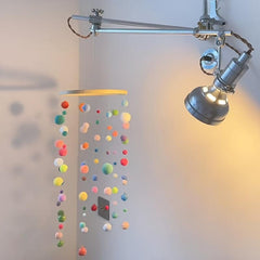 Pom Pom Balls Wind Chimes DIY Set Room Decoration Pendant