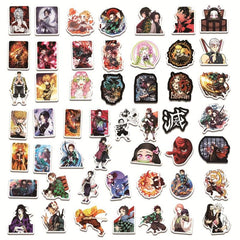 50pcs Manga Ghost Exterminator Stickers for Water Cup and Notebook