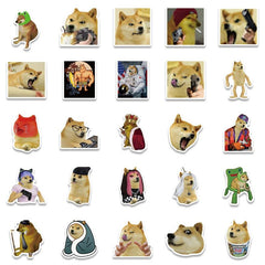 50 Funny Dog Meme Stickers Laptop Skateboards Luggage Phone Toy Waterproof