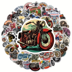 50pcs Motorcycle Skateboard Laptop Waterproof Stickers