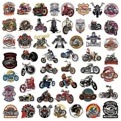 50pcs Motorcycle Skateboard Laptop Waterproof Stickers