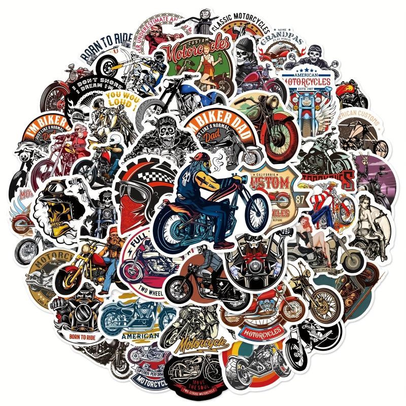 50pcs Motorcycle Skateboard Laptop Waterproof Stickers