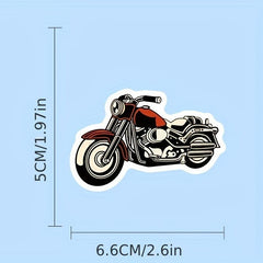 50pcs Motorcycle Skateboard Laptop Waterproof Stickers