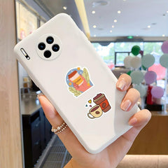 500pcs Coffee Sticker Roll for Parties & Accessorizing