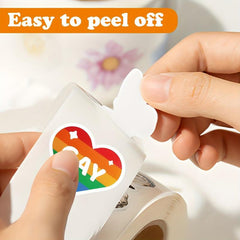 500 Pride Stickers Laptop Helmet Car Bike Computer Roll
