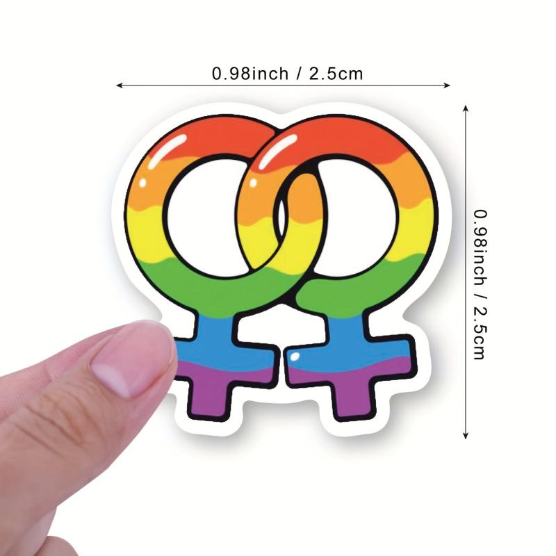 500 Pride Stickers Laptop Helmet Car Bike Computer Roll